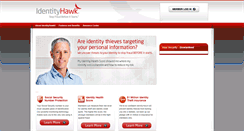 Desktop Screenshot of identityhawk.com